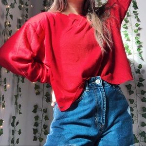 RED LONG SLEEVE
